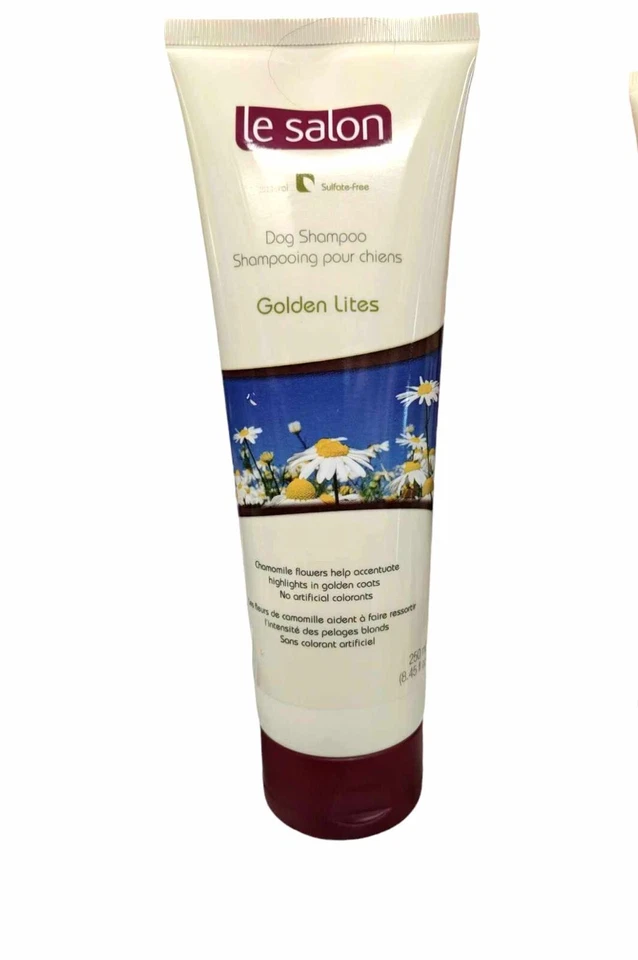 Hagen Le Salon GOLDEN  LITES  Dog Shampoo 8.45 fl oz Natural Sulfate Free TF - Imagem 1 de 1
