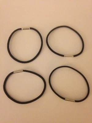 Lionel Type 2" BLACK Elastic Bands, Stretch to 6" for Flat Car Loads NEW, 4 Pack - Image 1 of 2