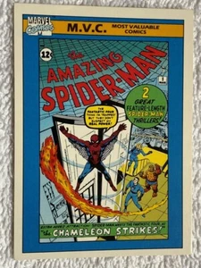 Amazing Spider-man #1 MVC card 131 Marvel Series 1 Impel 1990 - Picture 1 of 2
