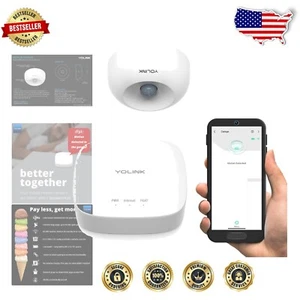 Advanced 1/4 Mile Wireless Motion Detector with App Notifications & Hub Included - Picture 1 of 11
