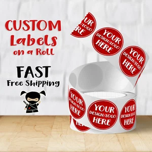 Custom Labels | Waterproof | Gloss or Matte Lamination | Your Logo or Design - Picture 1 of 13