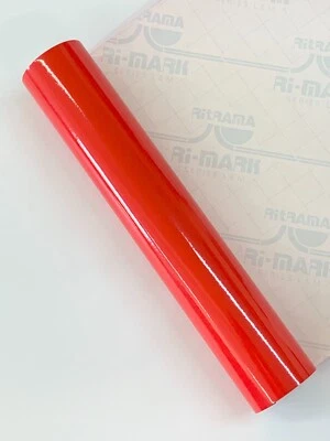 RITRAMA BUY 1 GET 1 FREE Red Gloss Sticky Back Self Adhesive Vinyl Film Roll Sheet
