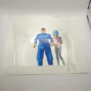 YuYu Hakusho - Botan & Kazuma Kuwabara - Anime Cel Sketch - Bild 1 von 22