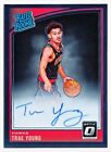 2018-19 Donruss Optic Trae Young Rated Rookie Signatures Auto Rc #198