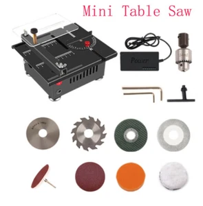 100W Mini Tischkreissäge klein Holzbearbeitung elektrische Bank Handarbeit DIY Hobby Modell - Bild 1 von 11