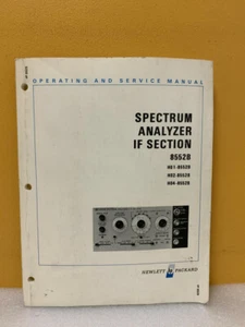 HP 08552-90088 Spektrumanalysator IF Section 8552B Bedienungs- und Serviceanleitung - Bild 1 von 3
