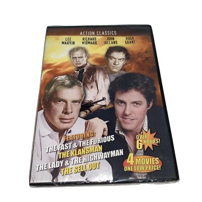 Action Classics 4 Movies The Sell Out Fast & Furious Klansman Lady & Highwayman - Image 1 of 2