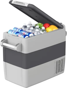 53QT Portable Car Fridge Freezer RV Refrigerator Camping Truck Electric Cooler - Picture 1 of 8