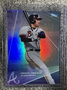 2020 Topps X Steve Aoki Wave 1 Freddie Freeman Rainbow Parallel Card #7