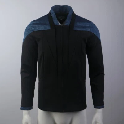 Para Picard 3 Rojo Geordi Dorado Azul Vestido Uniforme Flota Estelar Chaqueta Camisas Disfraz Foto 1 de 4