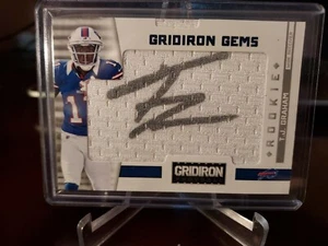 2012 Panini Gridiron Gems Signatures #292/299 TJ Graham #321 Rookie Auto - Picture 1 of 4