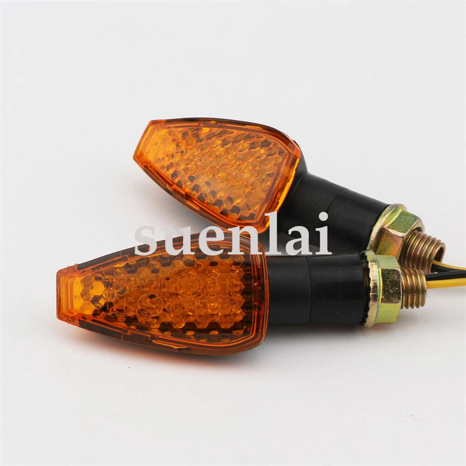 3.35" Plastic LED Turn Signals For Suzuki GS 450 500 550 650 750 850 1000 1100 - Imagem 1 de 2