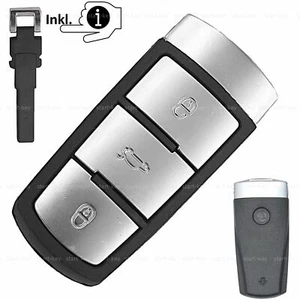 Alloggiamento di ricambio chiave wireless intelligente auto 3 tasti per VW Passat CC 3 da sostituire - Foto 1 di 6