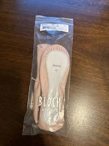 Bloch Bunnyhop Ballet Slippers Size 1C Pink S0225 - Picture 1 of 5