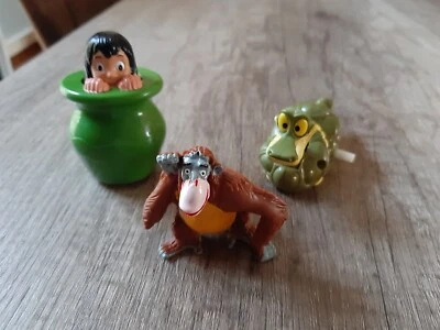 Figurine Le livre de la Jungle Disney- Mowgli- Kaa et Roi Louie - Photo 1/3