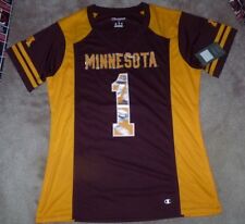 New Ncaa Minnesota Golden Gophers Jersey Shirt Women Xs Extra Small 0 2 New Nwt