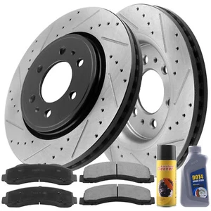 Front Brake Rotors & Brakes Pads for Ford F150 Expedition Lincoln Navigator G7. - Imagen 1 de 5