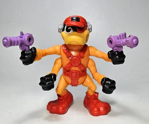 HASBRO 1990 BUCKY O' HARE IN TOAD WARS DEAD EYE DUCK ACTION FIGURE w/ 2 GUNS - Picture 1 of 11