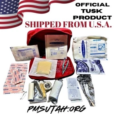 TUSK Portable Travel First Aid Kit Motorcycle Dirt Bike Yamaha YZFR1 YZ WR VStar - Image 1 of 4