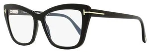 Tom Ford Blue Block Eyeglasses TF5826B 001 Black 55mm FT5826 - Picture 1 of 2