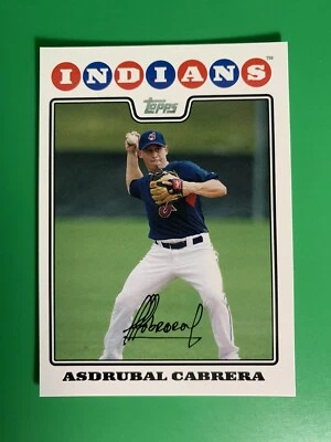 2008 Topps Asdrubal Cabrera #617 Cleveland Indians - Image 1 of 2
