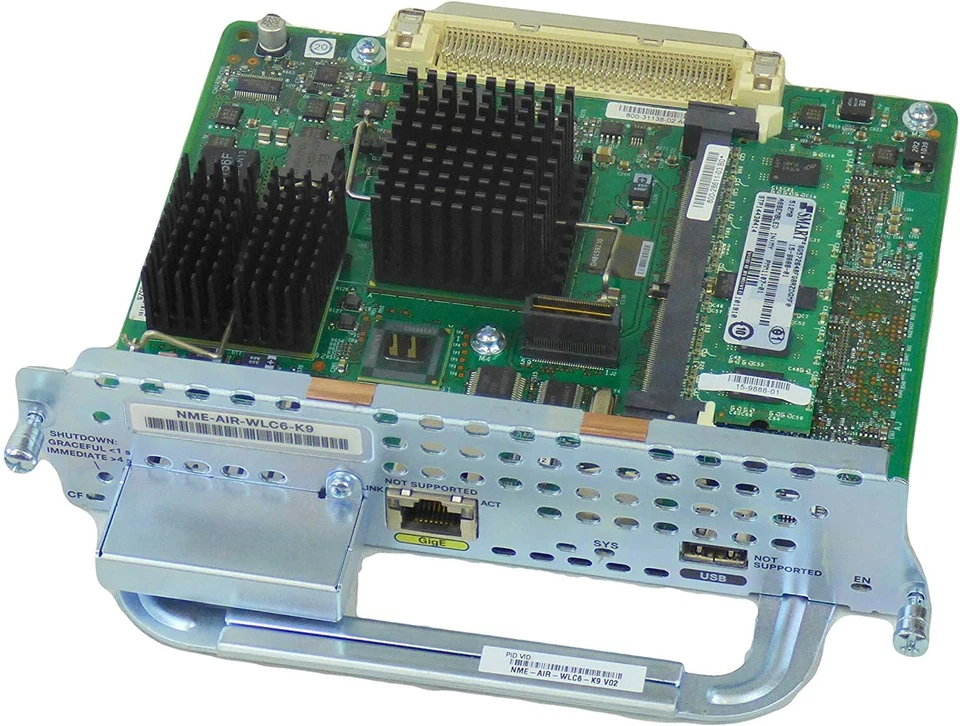 🌟 CISCO NM-AIR-WLC6 Wireless LAN Controller Module 6 AP Ver 4.2.209.0 Tested - Image 1 of 1