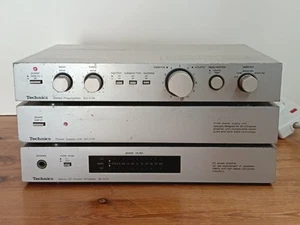Technics SU-C01 Set. Pre Amp, Power Amp, Power Supply. Vintage Mini Hifi System - Picture 1 of 12