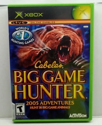 Cabela's Big Game Hunter: 2005 Adventures (Xbox, 2004) Complete Tested Working  - Image 1 of 4