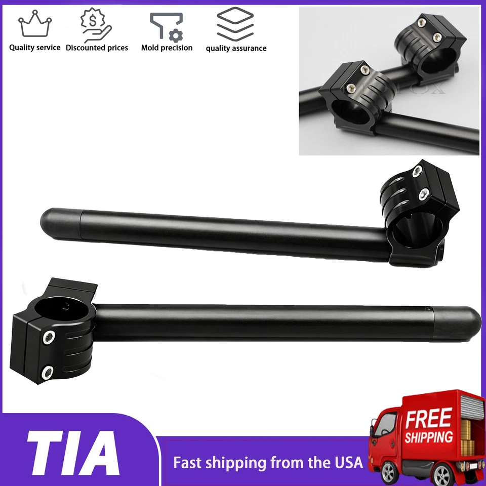 Manillar ajustable tubo horquilla clip apto para Yamaha XS360 SRX250 XV250 XS400  Foto 1 de 4