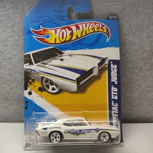 Hot Wheels '69 PONTIAC GTO JUDGE Police Car 2012 Main Street #165/247 - Picture 1 of 6