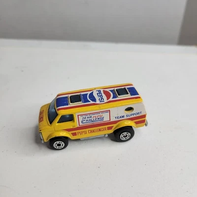 Matchbox Superfast Chevy Van Pepsi Challenger, 1979 Die Cast Rare Yellow - Image 1 of 4