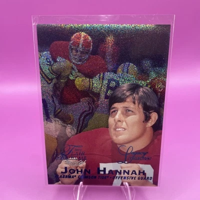 John Hannah 2012 Fleer Retro Ultra Flair Showcase Legacy Row /100 #FL-79 Alabama - Image 1 of 2