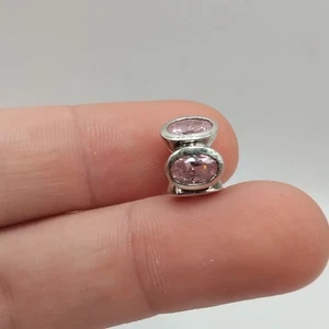Genuine Pandora Pink Oval Lights Charm #2633T - Picture 1 of 4