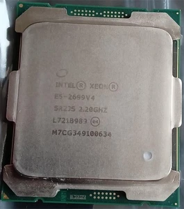 Intel Xeon E5 2699 V4 CPU Processor 22 core SR2JS LGA2011-3 55M Cache 3.60 GHz - Picture 1 of 1