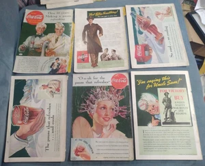 96 anuncios de revistas Coca Cola de National Geographic años 1930-1965 - Imagen 1 de 16