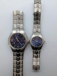 His & Hers Vintage Ralph Geneve Quartz Watches Working (Read Description) - Picture 1 of 11