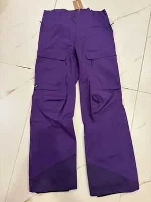 Pantalones sin rastro Patagonia Gore-Tex para hombre morados medianos nuevos con etiquetas Foto 1 de 2