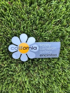 SCOTTY CAMERON ENCINITAS GALLERY FLOWER Sticker California (Silver / Gray) New - Picture 1 of 2