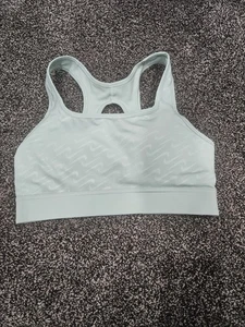 Nike Damen Jade Smoke Swoosh Sport BH Medium Impact Dri-Fit - Bild 1 von 5