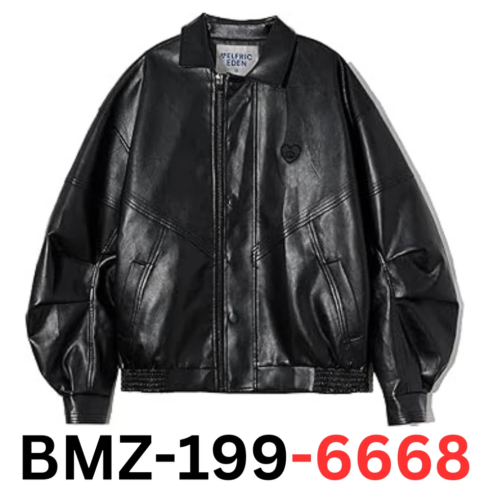 Aelfric Eden женщин кожаная куртка большого размера Y2k искусственного мотоцикла Bomber куртка XS - Изображение 1 из 4