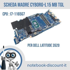 Mainboard DELL Cyborg-L15 MB TGL für Dell Latitude 3520 CPU i7-1165G7 0C9RFG - Bild 1 von 4