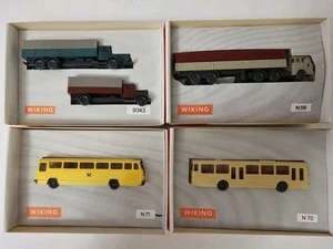 (4) Wiking N 1:160 Mercedes Stadtbus, 0302 camiones de autobús y camión, camión Magirus - Imagen 1 de 2