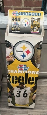 PITTSBURGH STEELERS SUPER BOWL XL 40 TIENDA CARTEL EXHIBICIÓN BETTIS BIG BEN WARD  Foto 1 de 4