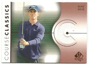 2003 UD SP Authentic Golf Course Classics Round Worn Shirt Card Canada Masters - Picture 1 of 2