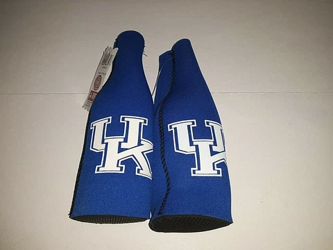 Kentucky Wildcats  Zip - Up Bottle Koozie ( set of two ) Cover
