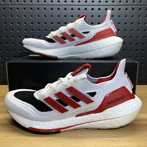 Adidas Ultraboost 21 NCAA Nebraska Huskers Running Shoes GX7972 Men’s Size 9.5
