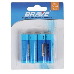 12x Juego de 4 Pilas Brave Super Alcalinas LR6 AA 1,5V Paquete Grande Nuevo 48 Piezas - Imagen 1 de 1