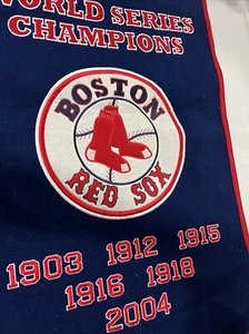 Boston Red Sox World Series Champions Win Streak Wool Banner 1903-2004 Banner ⚾️ - Bild 1 von 3