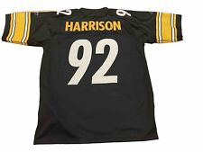 Reebok On Field~Harrison #92 Pittsburgh Steelers NFL Football Jersey Black~Lg +2