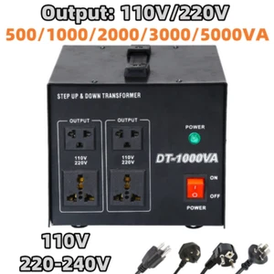 Transformer 220V-110V/110-220V Step Up And Down Voltage Converter 0.5/1/2/3/5KVA - Picture 1 of 15